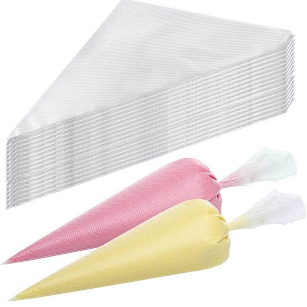200 PCS Pastry Piping Bags, Thick Disposable Icing Piping Bags Baking Supplies
